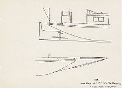 155 USA - scow sloop del Maine e New Brunswick a scafo quasi rettangolare